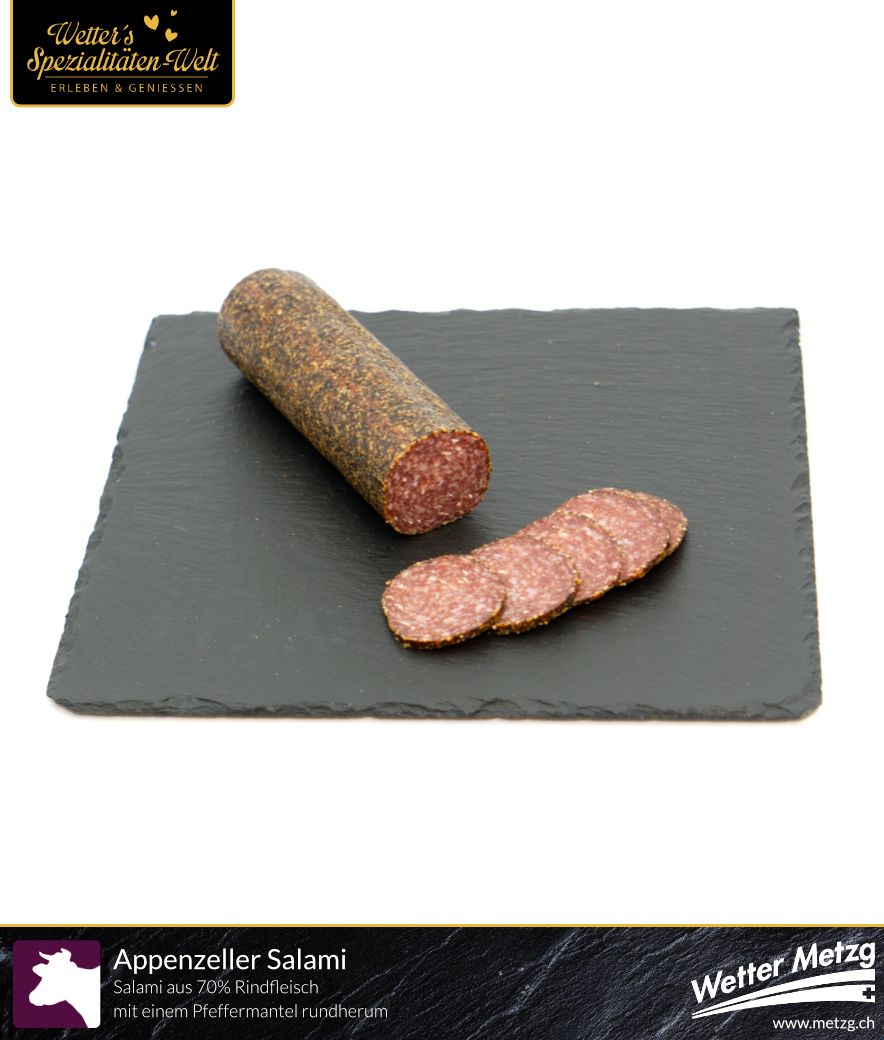 Appenzeller Salami im Pfeffermantel | 220 Gramm