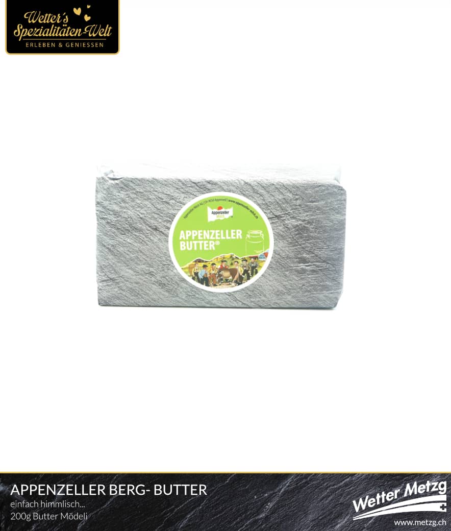 Appenzeller Berg Butter | natur pur | 200 Gramm