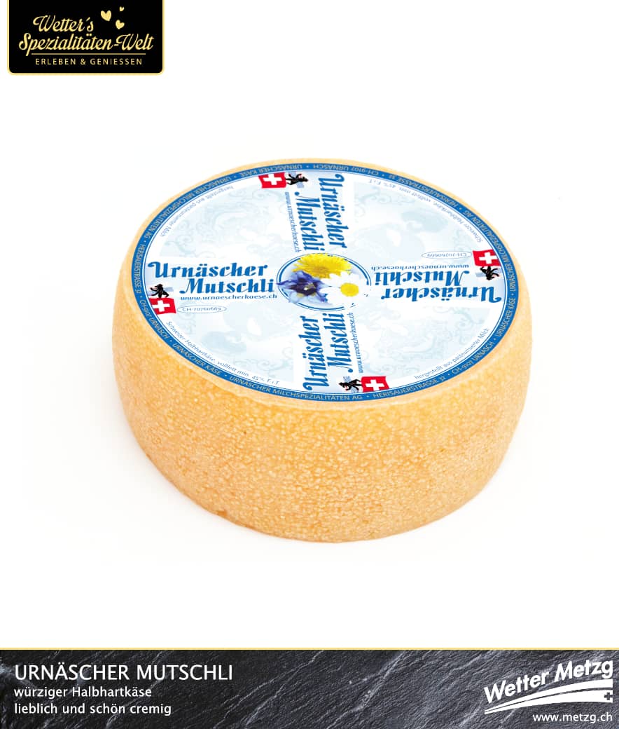 Urnäscher Mutschli | Halbhartkäse | 1/2 Laib ca. 300 Gramm