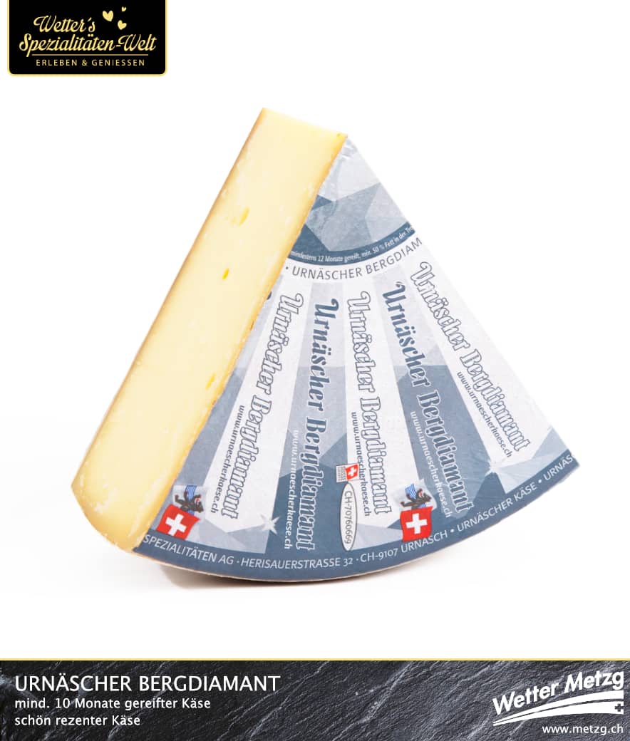 Urnäscher Bergdiamant Käse | rezenter Käse | 240 Gramm