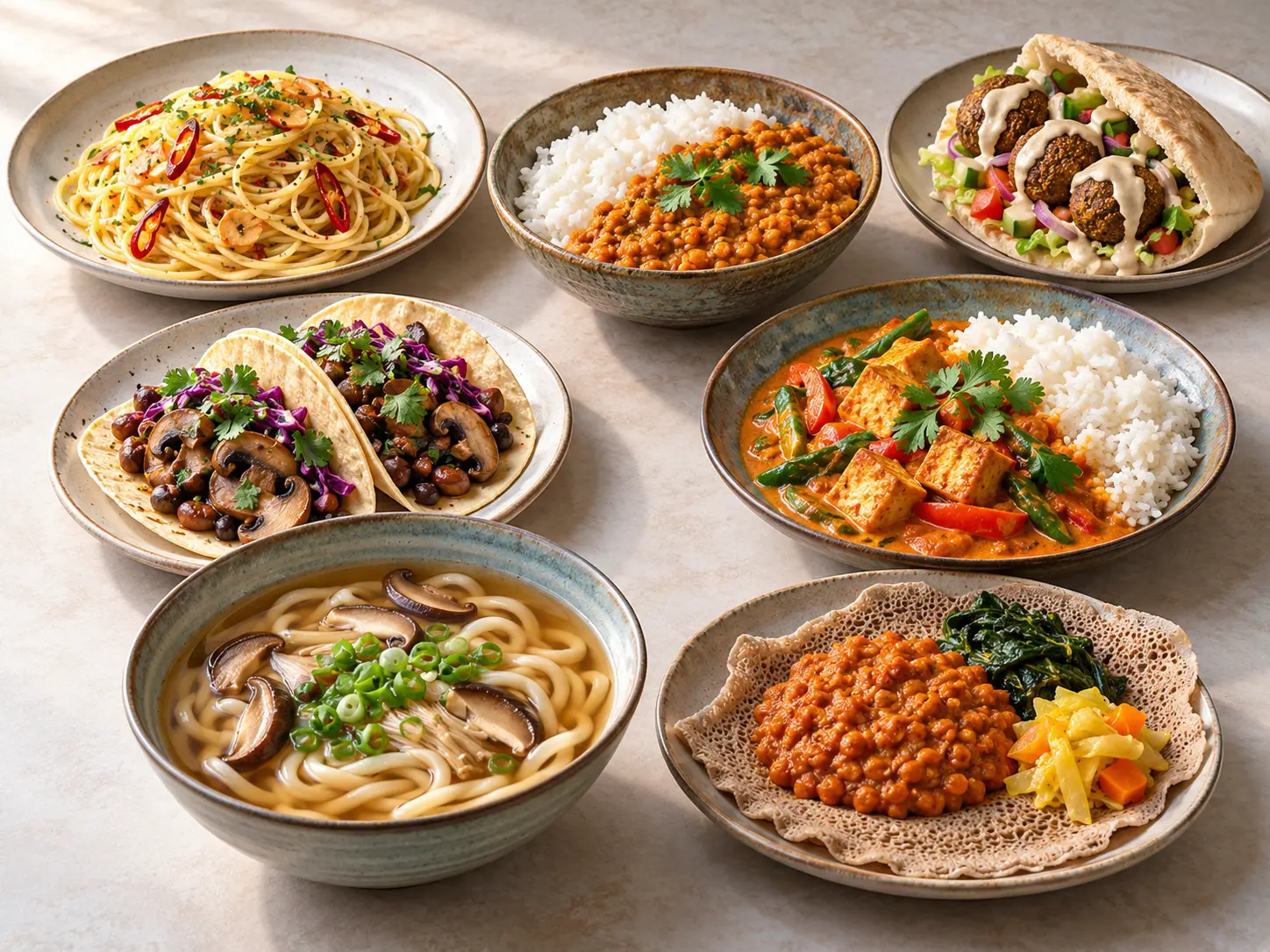 Vegan essen im Januar: sieben Gerichtideen von Knoblauchspaghetti bis Linsen-Dal